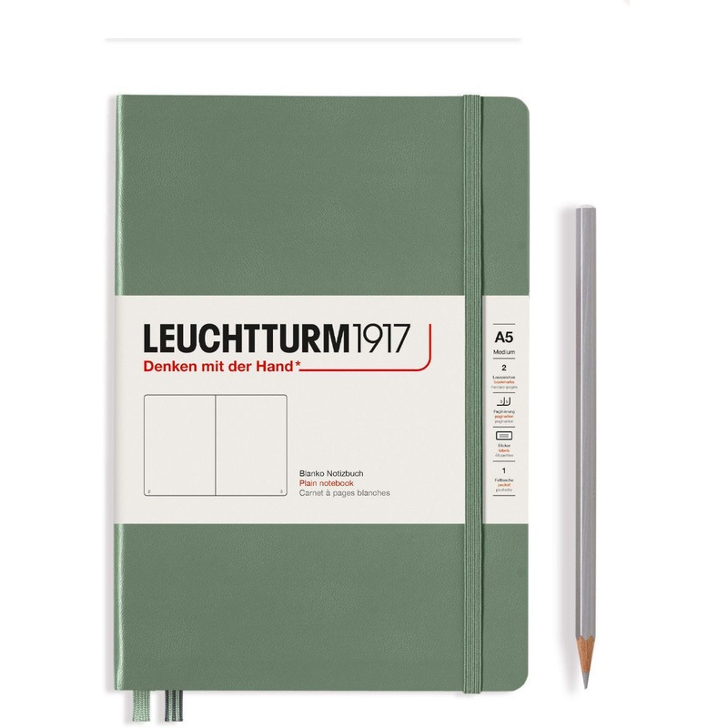 Leuchtturm1917 Hardcover (A5) - Olive Plain