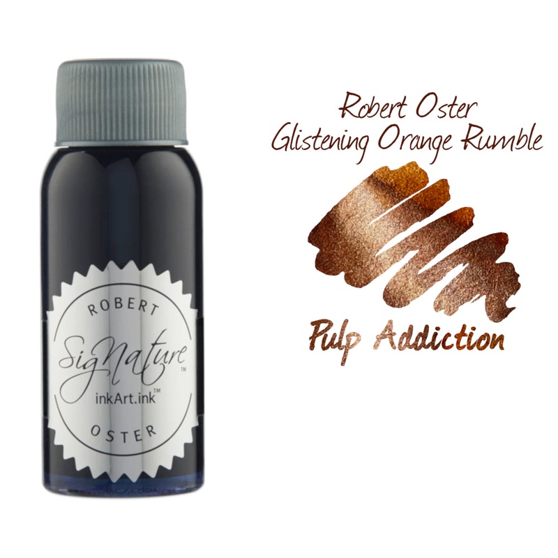 Robert Oster Shake 'N' Shimmy Ink - Glistening Orange Rumble 50ml
