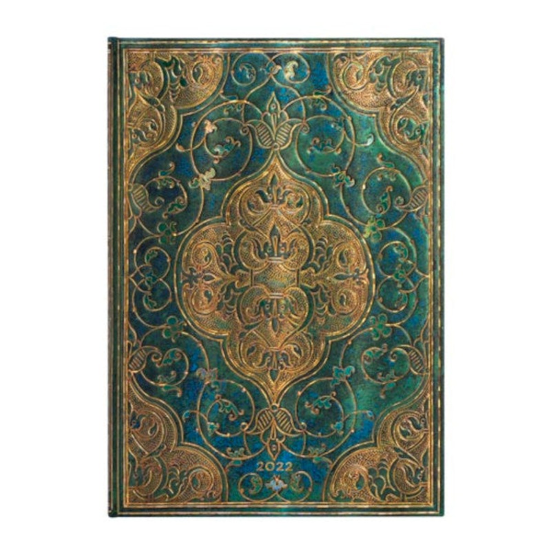 Paperblanks Turquoise Chronicles Midi Unlined Journal