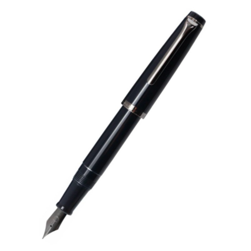 Sailor Lecoule Collection Fountain Pen - All Black - MF