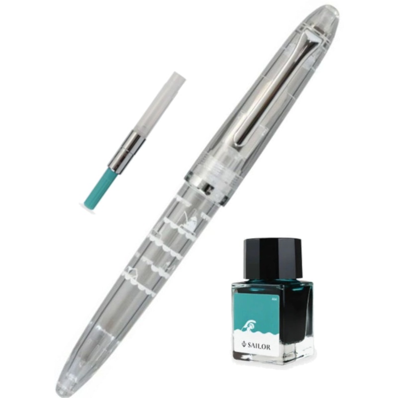 Sailor Minamo Fountain Pen Set - Crawl (M)