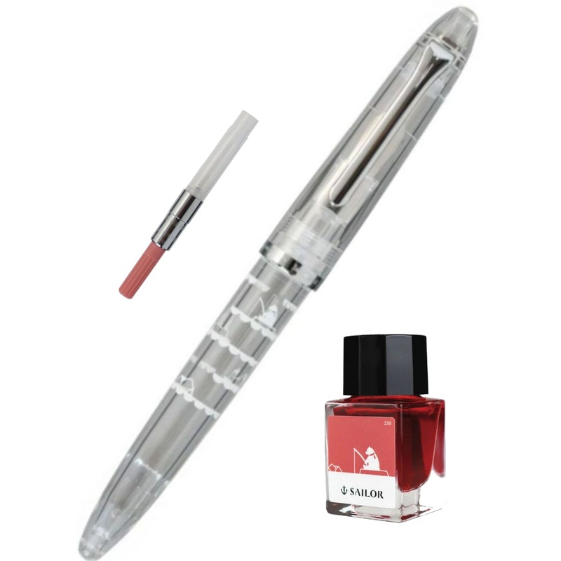 Sailor Minamo Fountain Pen Set - Polar Bear (M)