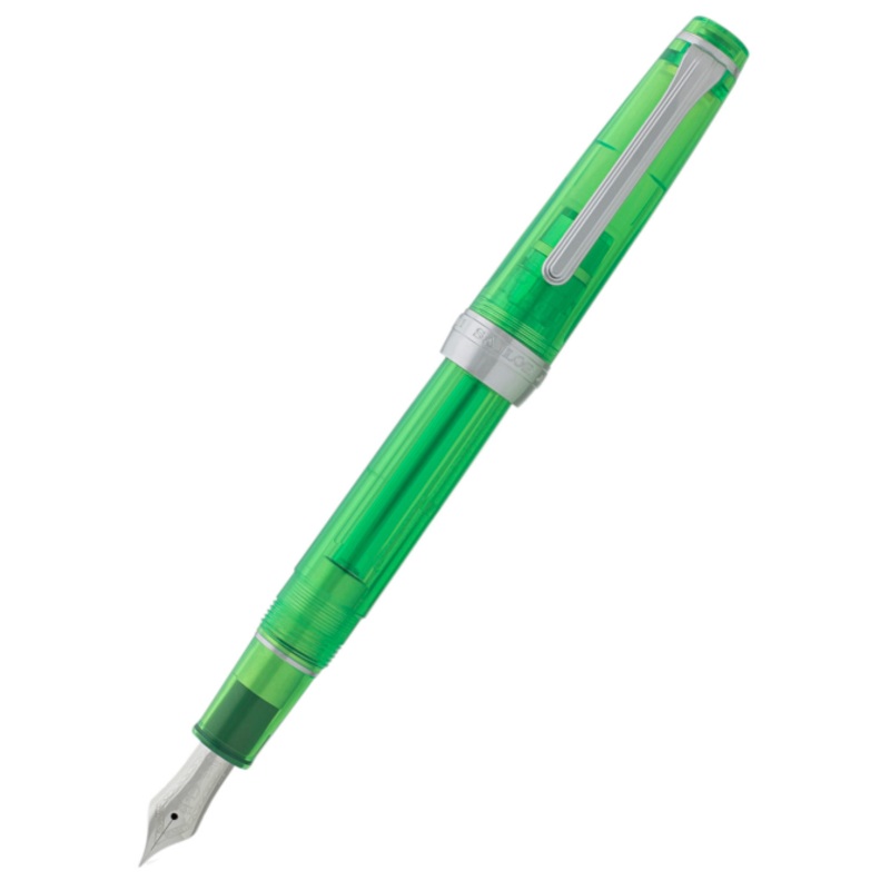 Sailor Pro Gear Slim Demo Fountain Pen - Green Chrome