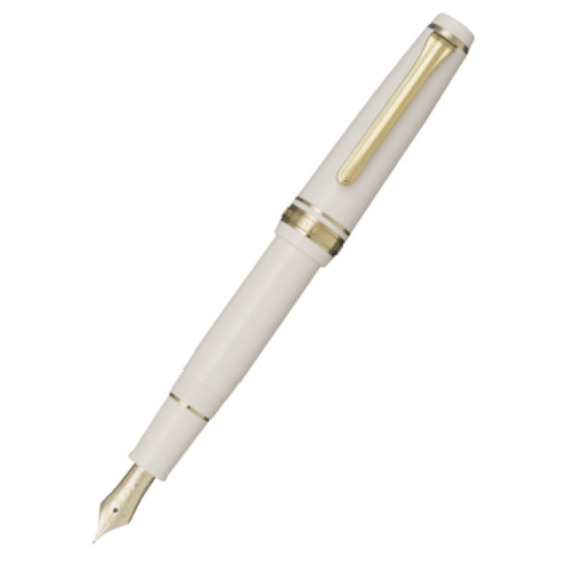 Sailor Pro Gear Slim Mini Fountain Pen - Beni White - MF