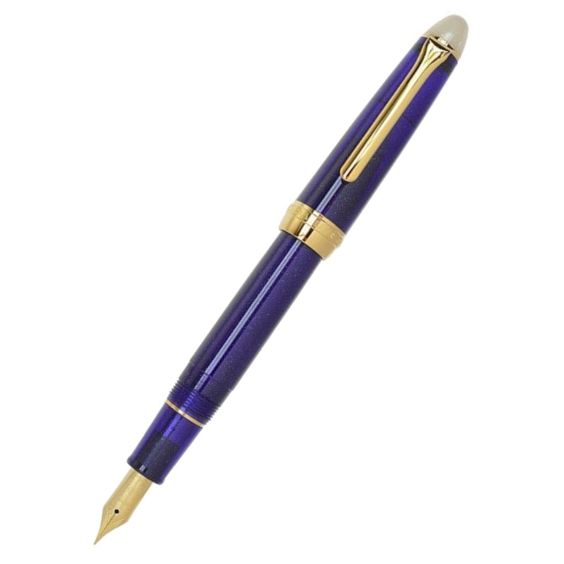 Sailor Shikiori Yonaga Fountain Pen - Dark Blue - F