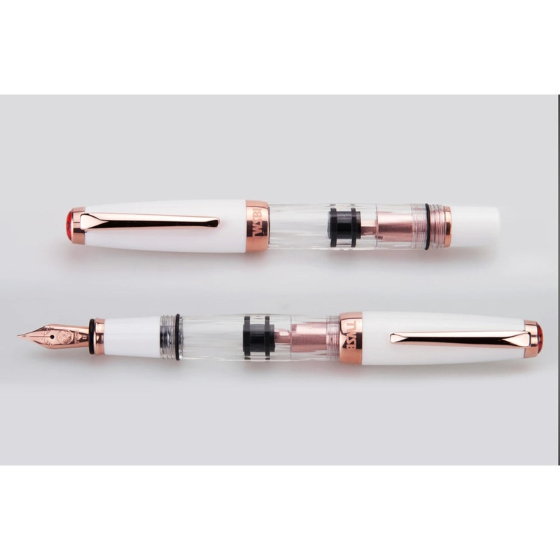 TWSBI Diamond AL Mini Fountain Pen - White Rose Gold v2 - F