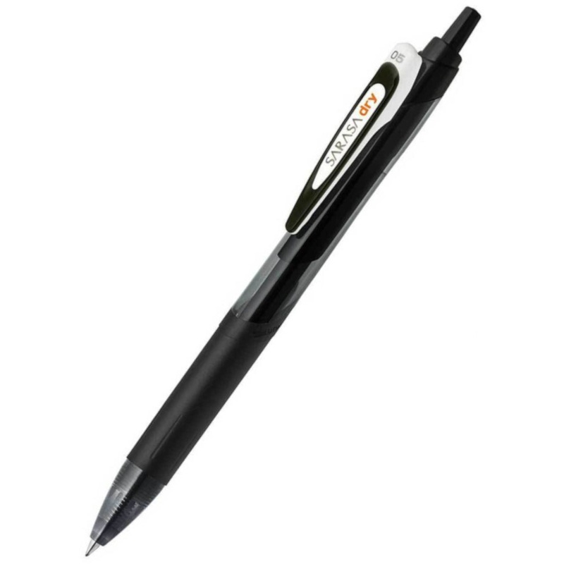 Zebra Sarasa Clip Dry Gel Rollerball Pen - Black 0.5mm