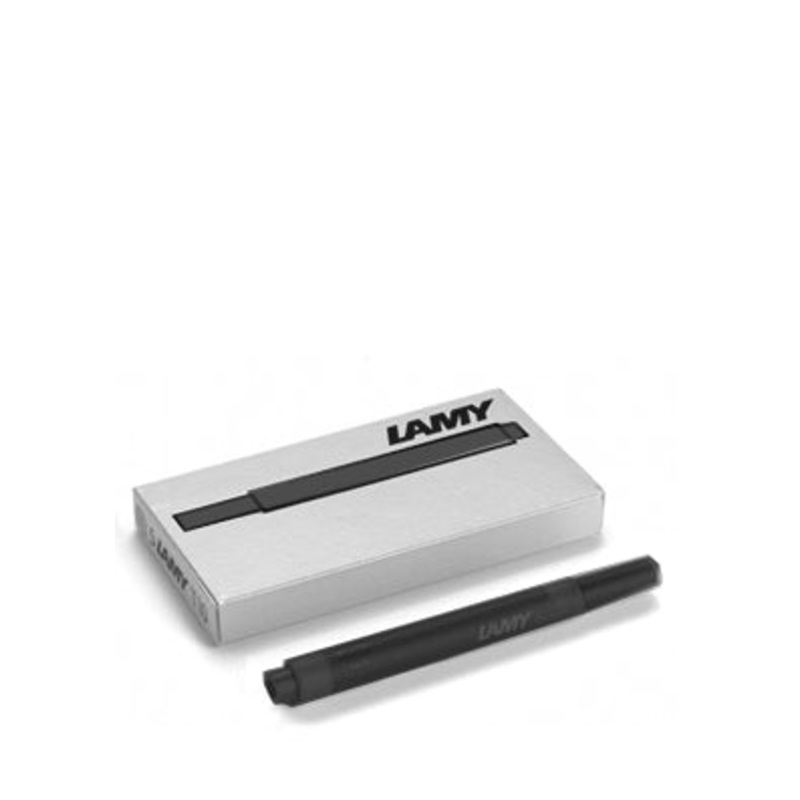 Lamy Cartridges, Pack of 5, Black T10