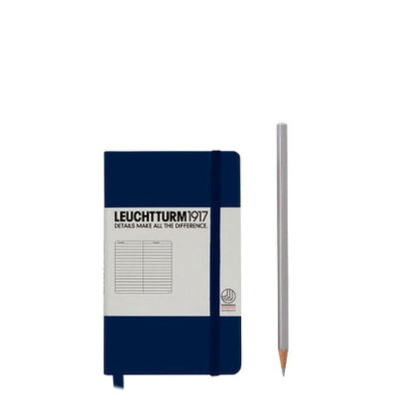 Leuchtturm1917 Pocket (A6) Notebook - Navy Blue Ruled
