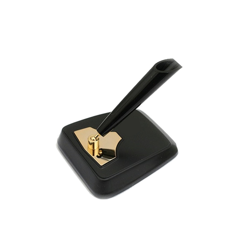 Platinum Desk Pen Stand - Single Pen - Black