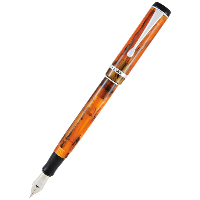 Conklin Duragraph Fountain Pen - Amber