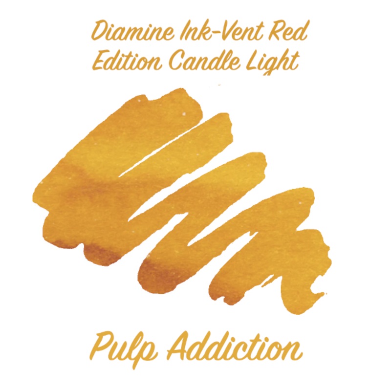 Diamine Ink-Vent Red Edition - Candle Light - 2ml Sample