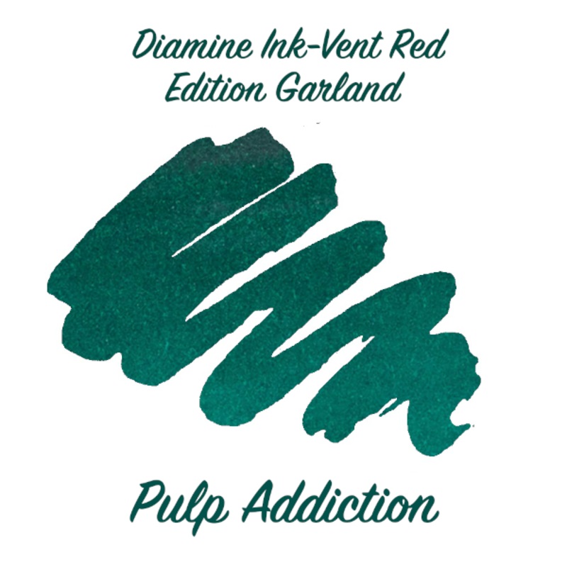 Diamine Ink-Vent Red Edition - Garland - Shimmer & Sheen - 2ml Sample