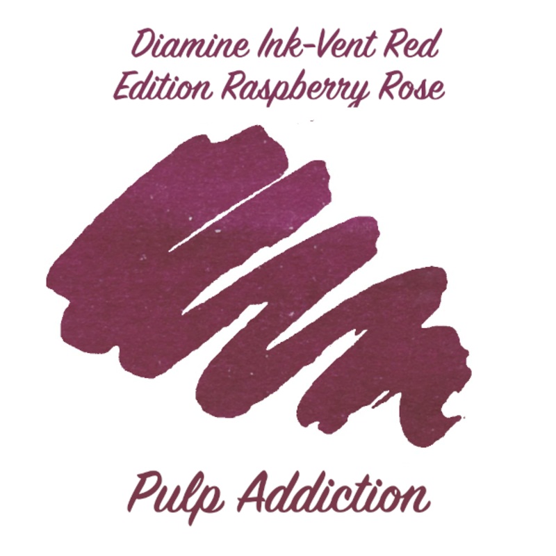 Diamine Ink-Vent Red Edition - Raspberry Rose - 2ml