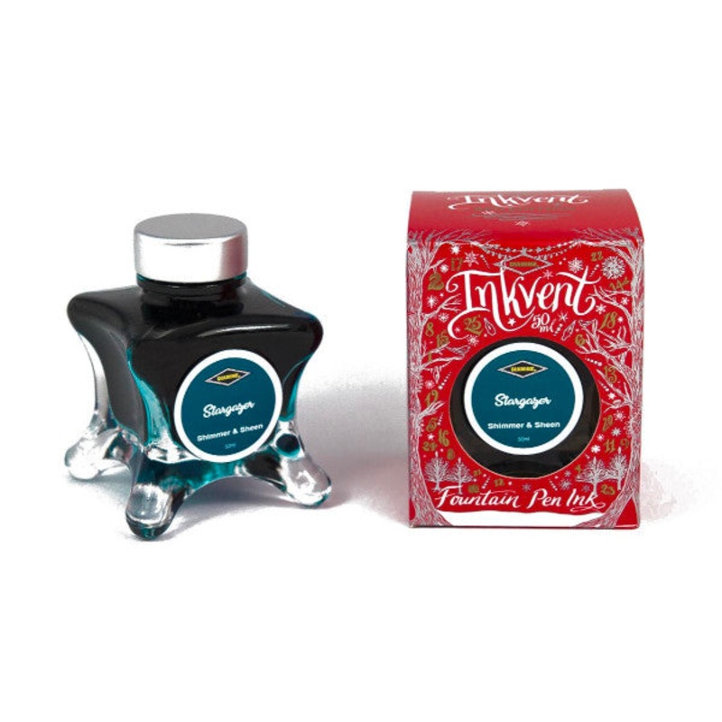 Diamine Red Edition Ink Bottle - Stargazer - Shimmer & Sheen - 50ml