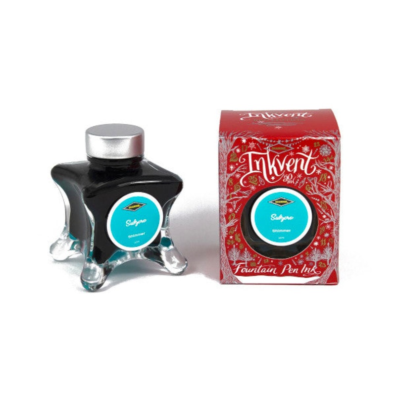 Diamine Red Edition Ink Bottle - Subzero - Shimmer - 50ml
