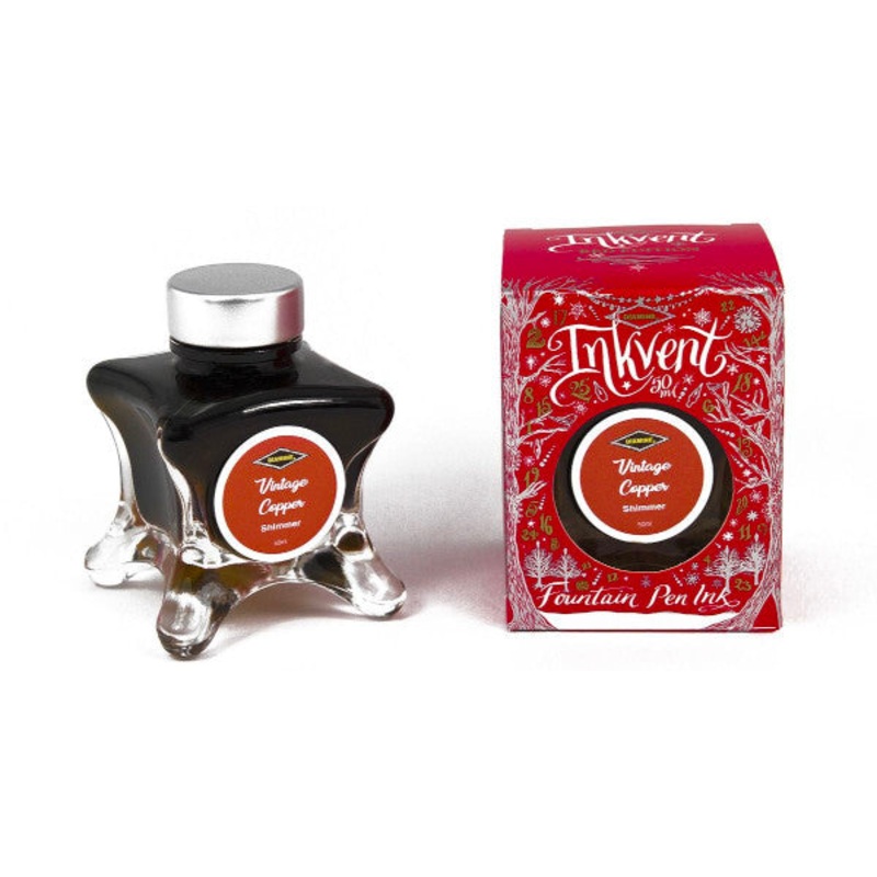 Diamine Red Edition Ink Bottle - Vintage Copper - Shimmer - 50ml