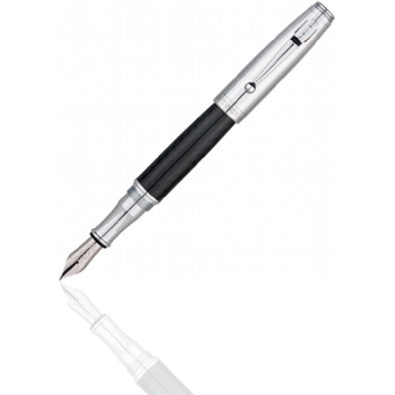 Monteverde Invincia Chrome Fountain Pen - Medium