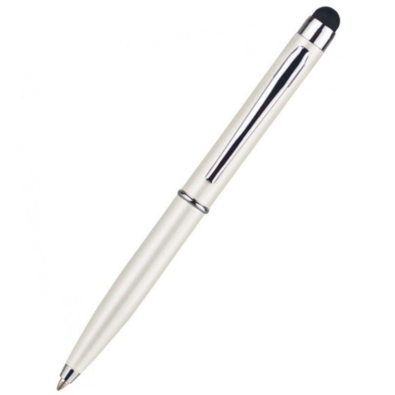 Monteverde Poquito Pearl White Mini Ballpoint Stylus Pen