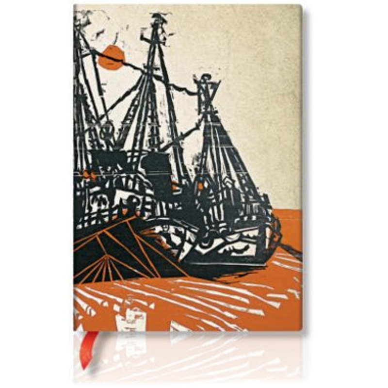 Paperblanks Alistair Bell Collection Mooring Midi Lined Journal