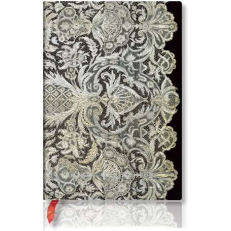 Paperblanks Lace Allure Ivory Veil Midi Unlined Journal