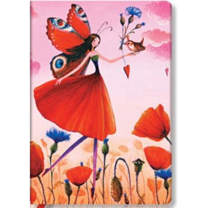 Paperblanks Mila Marquis Poppy Field Midi Lined Journal