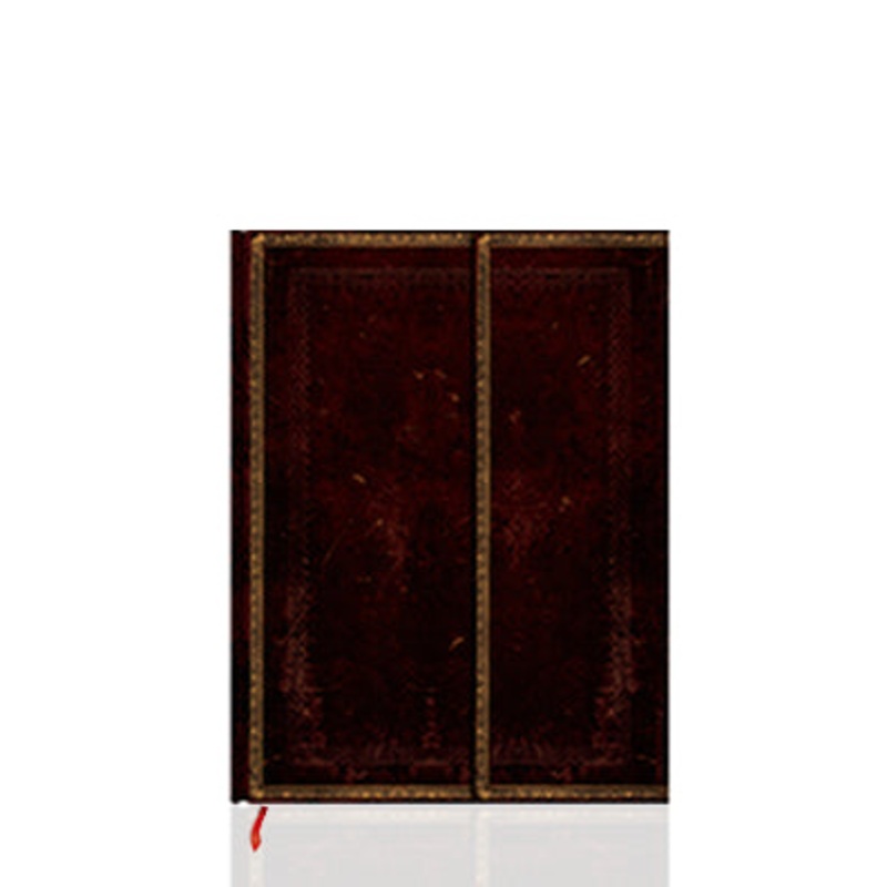 Paperblanks Old Leather Black Moroccan Lined Journal, Mini