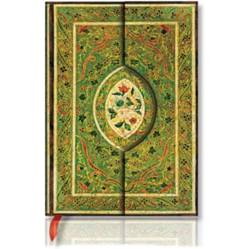 Paperblanks Rose Garden Holly Rose Midi Lined Journal