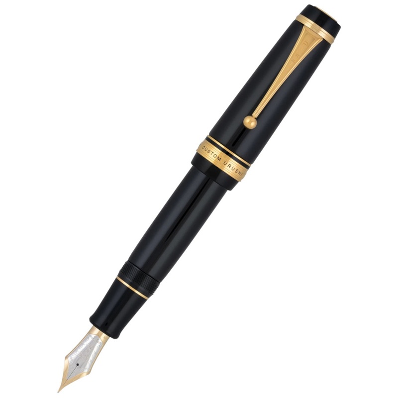 Pilot Custom Urushi Fountain Pen - Black Broad