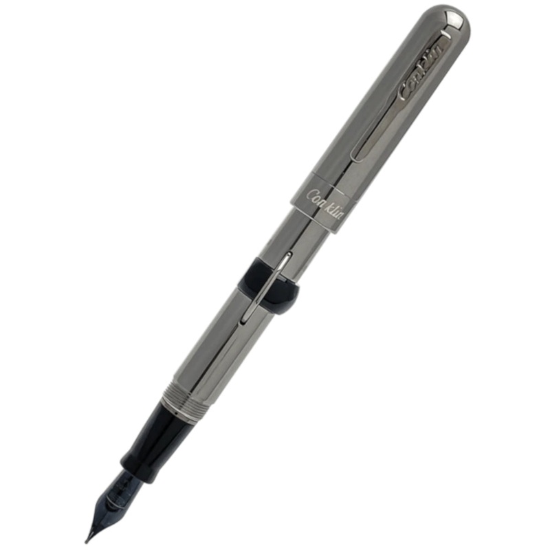 Conklin Mark Twain Crescent Filler Fountain Pen - Gunmetal - Limited Edition
