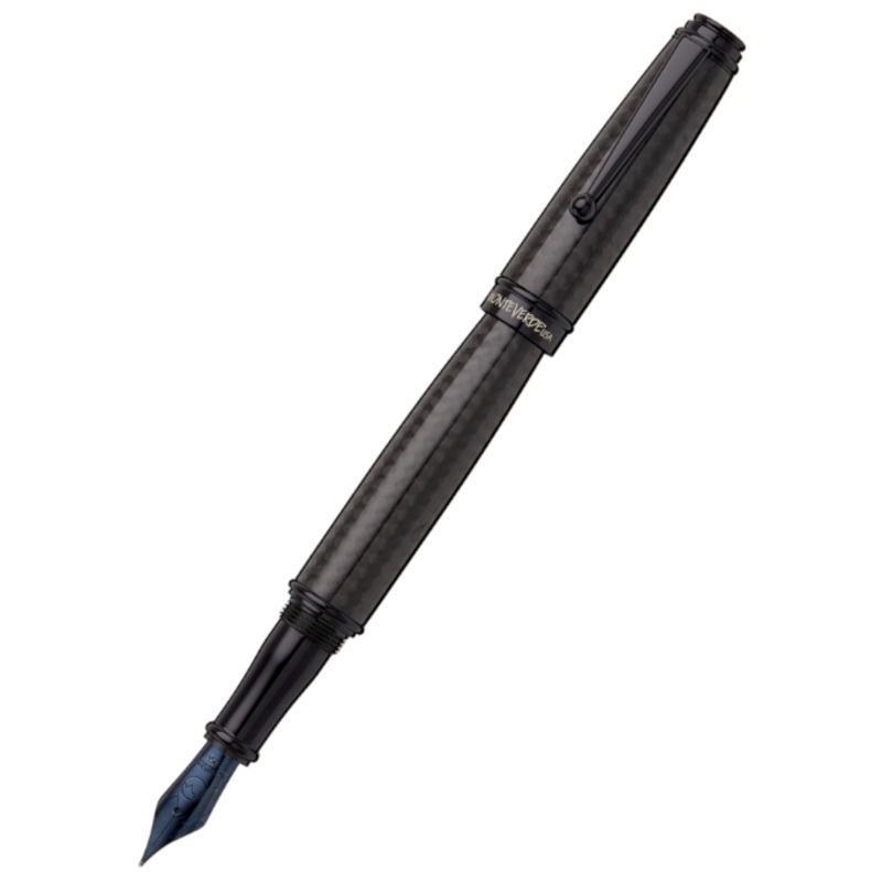 Monteverde Invincia Deluxe Fountain Pen - Black - Broad