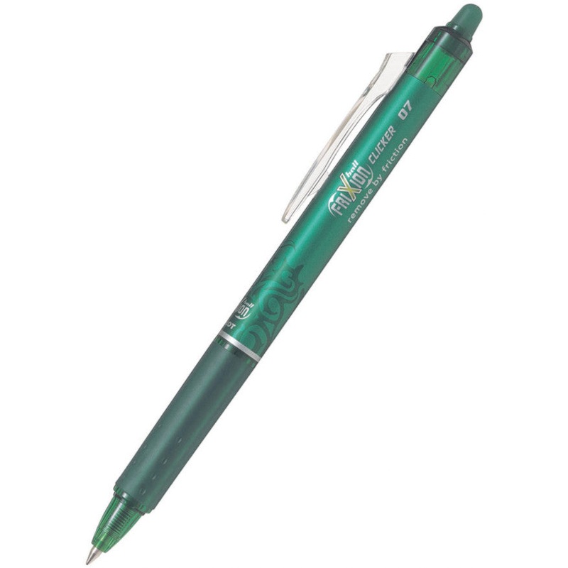 Pilot FriXion Clicker Rollerball Pen - 0.7mm Green Vert