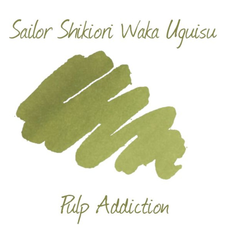 Sailor Shikiori Ink - Waka-Uguisu  2ml Sample