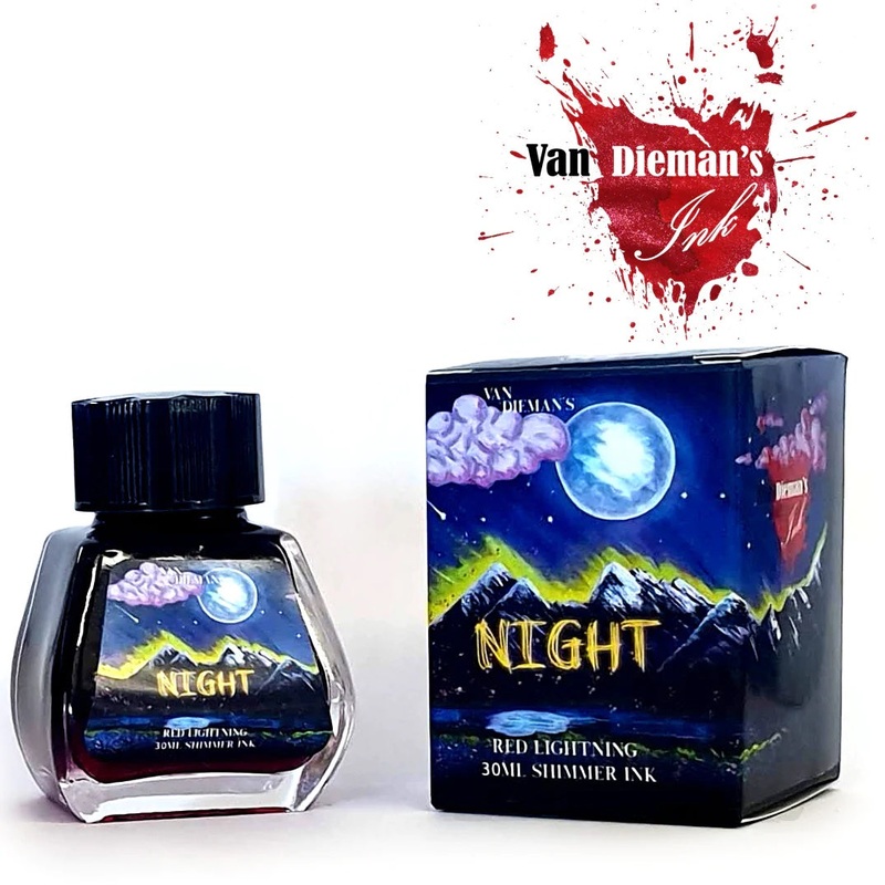 Van Dieman's Ink - Night Red Lightning - 30ml