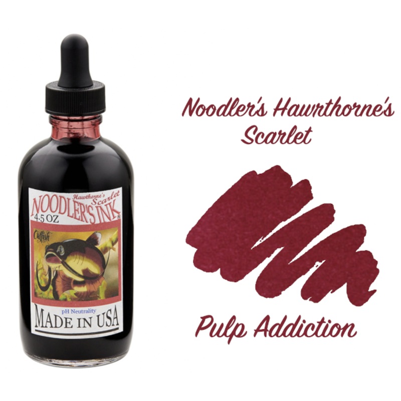 Noodler's Hawthorne's Scarlet Ink - Large Bottle 133ml