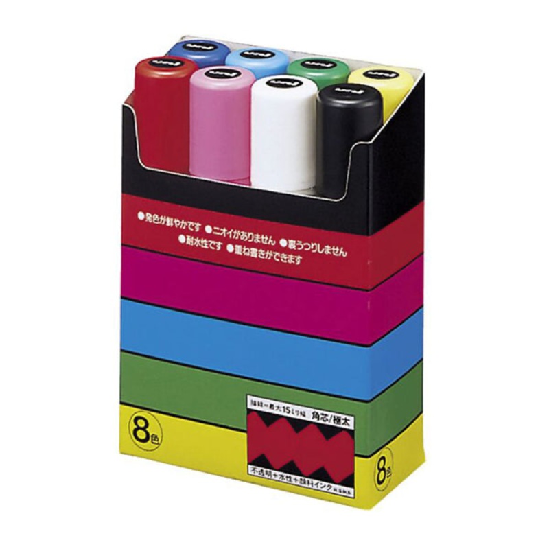 POSCA PC 17K Paint Marker Assorted Colours 8 Pack