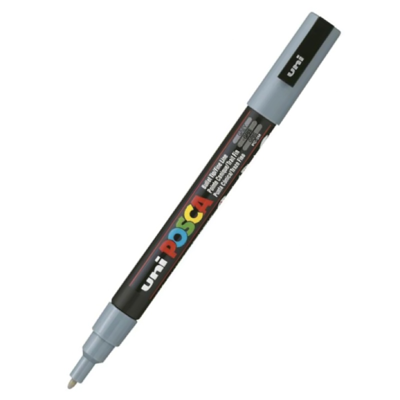 POSCA PC 3M Paint Marker Grey