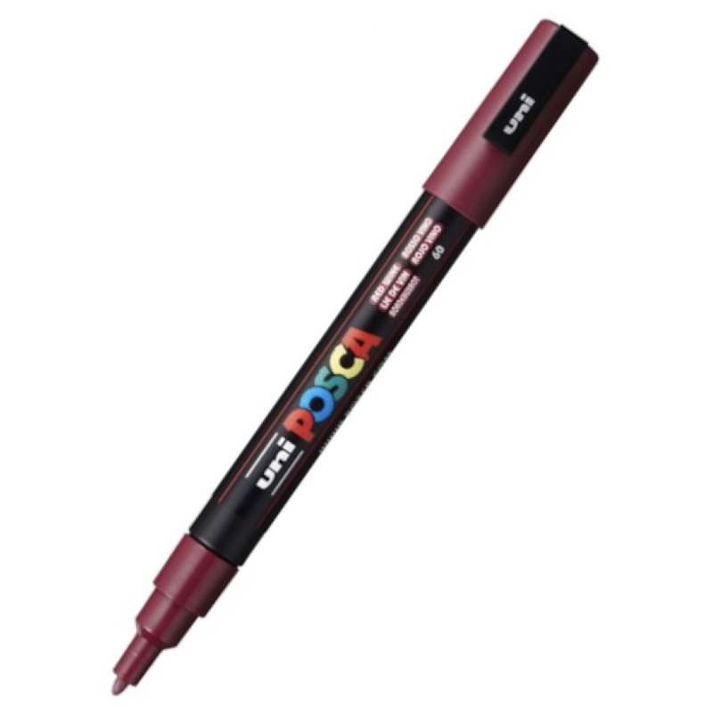 POSCA PC 3M Paint Marker Red Wine