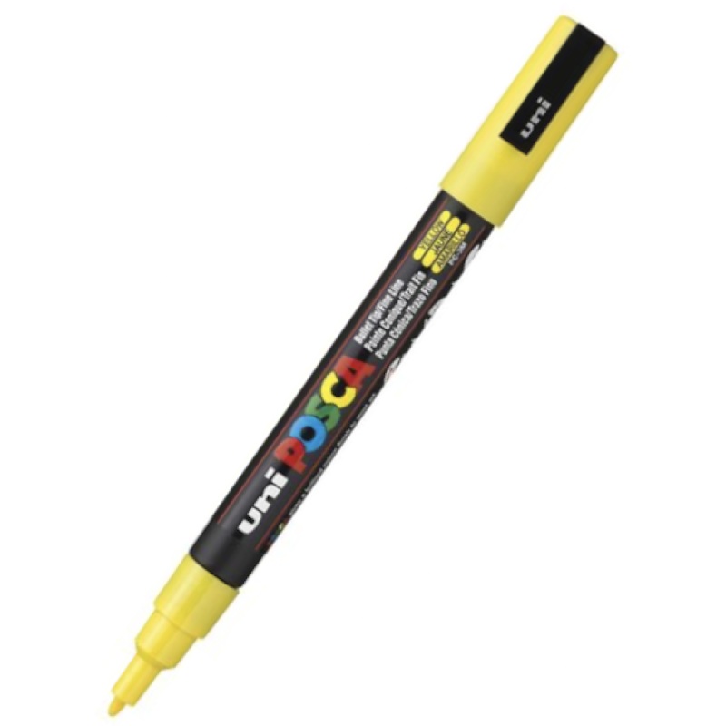 POSCA PC 3M Paint Marker Yellow