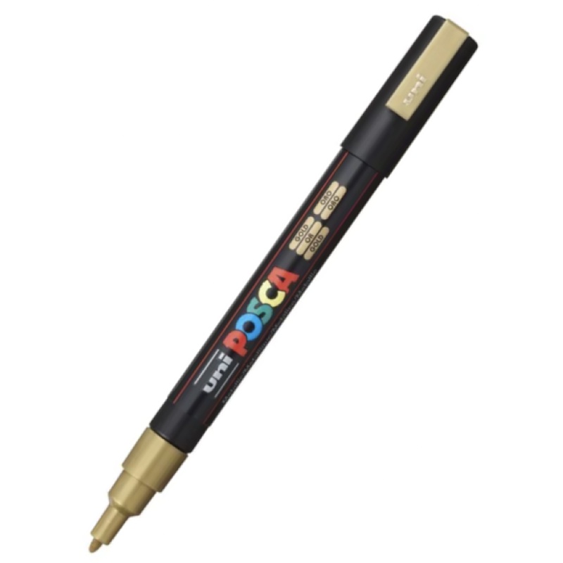 POSCA PC 3M Paint Markers Gold