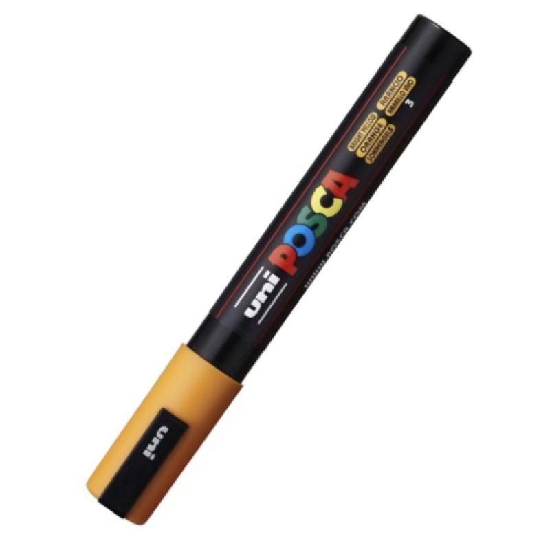 POSCA PC 5M Paint Marker Bright Yellow Orange
