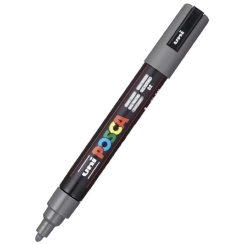 POSCA PC 5M Paint Marker Deep Grey