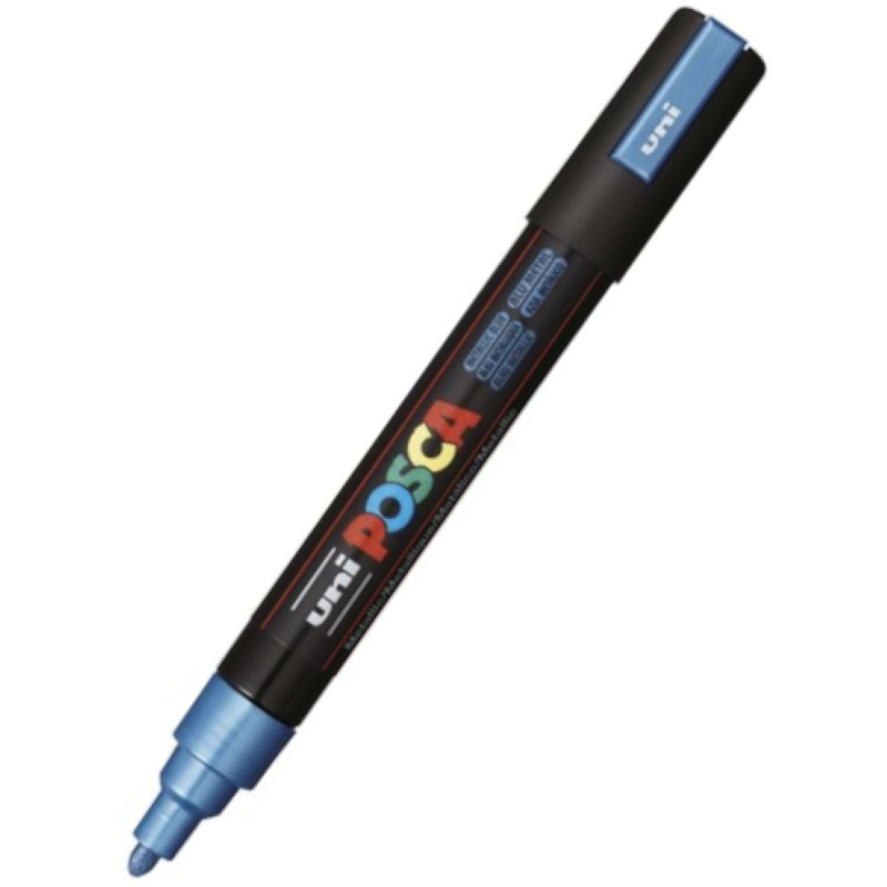 POSCA PC 5M Paint Marker Metallic Blue