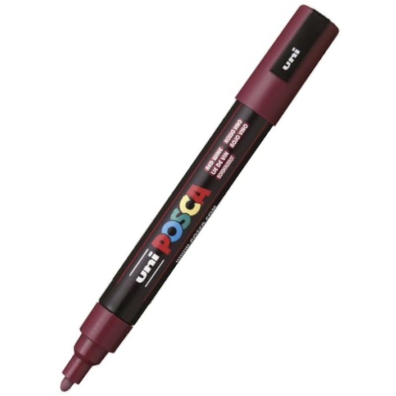 POSCA PC 5M Paint Marker Red Wine