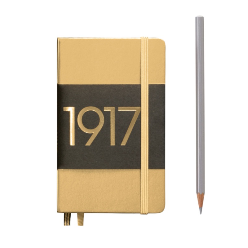 Leuchtturm1917 Pocket (A6) Notebook - Gold Dotted