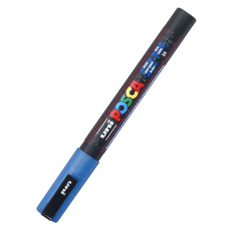POSCA PC 3M Paint Marker Glitter Blue