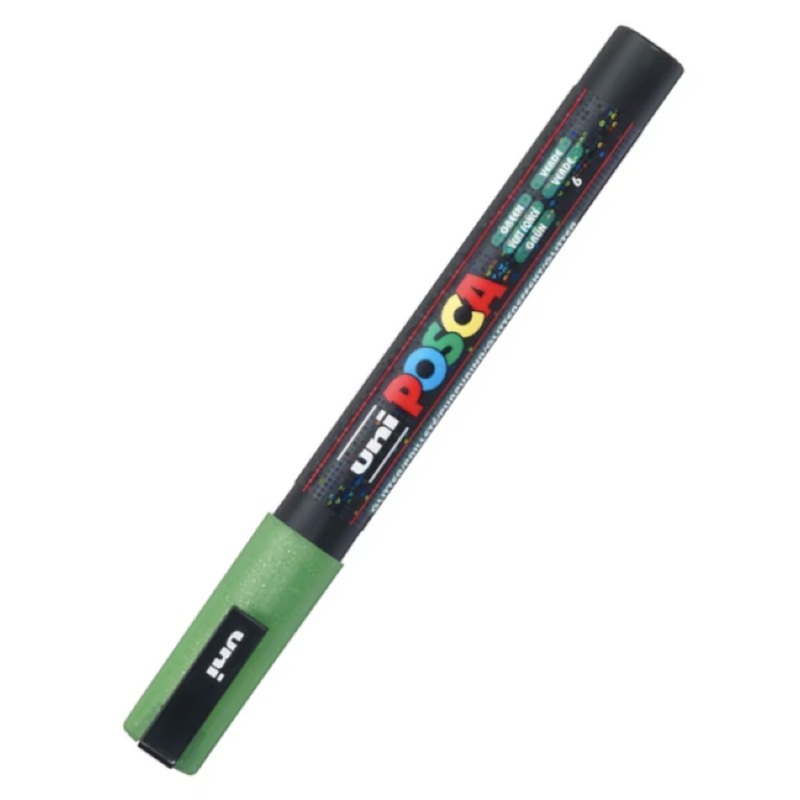 POSCA PC 3M Paint Marker Glitter Green