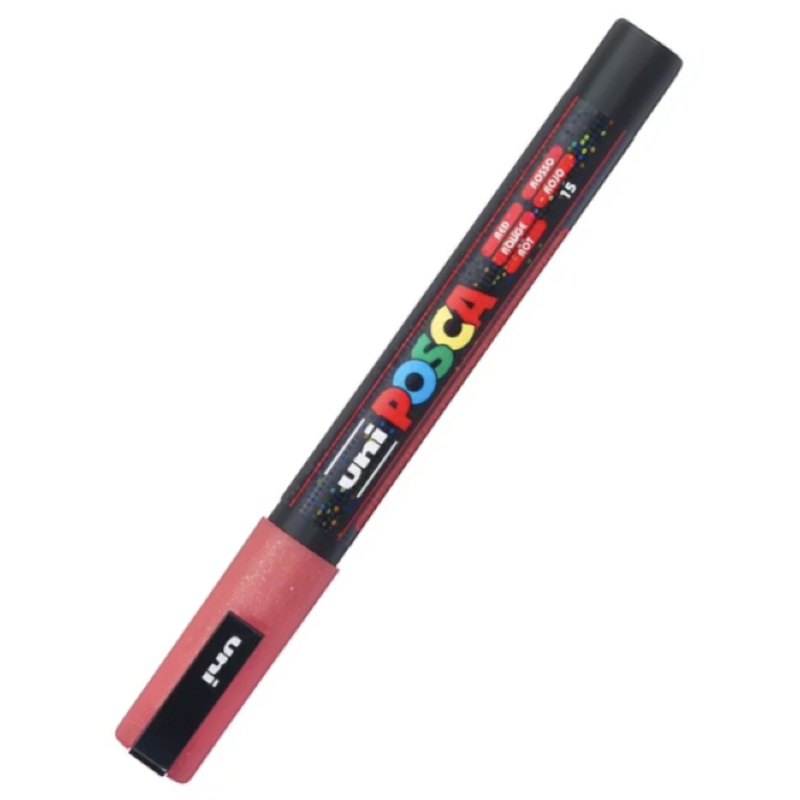 POSCA PC 3M Paint Marker Glitter Red