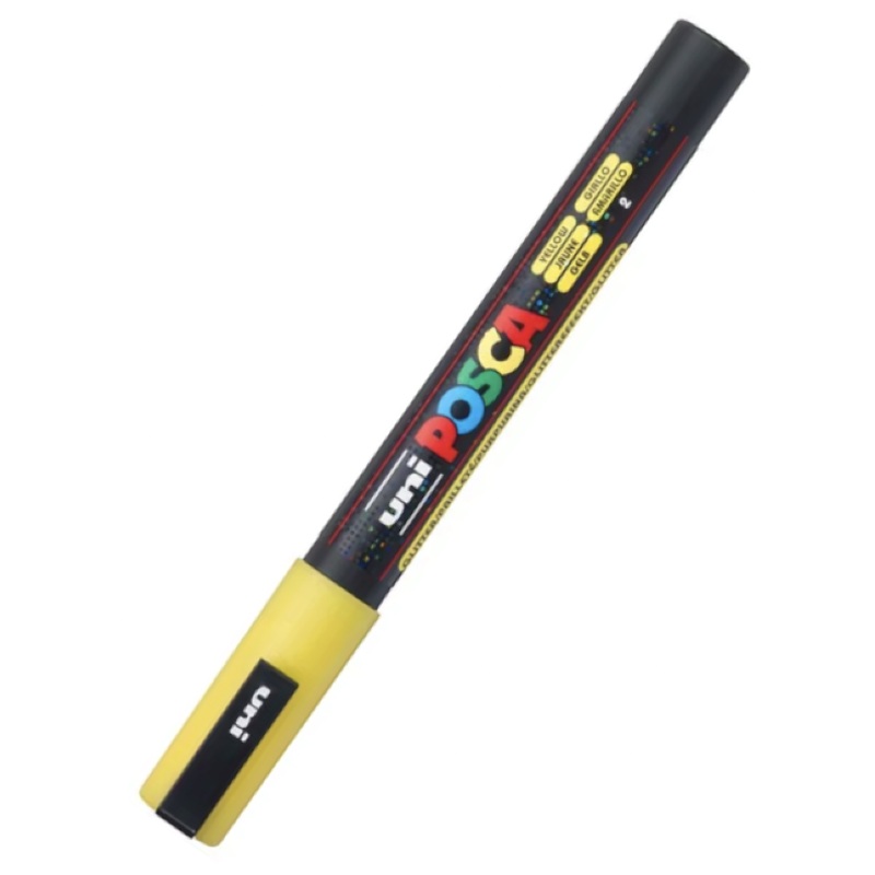 POSCA PC 3M Paint Marker Glitter Yellow