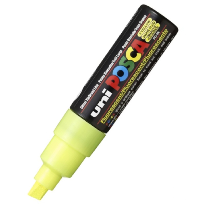 POSCA PC 8K Paint Marker Fluoro Yellow